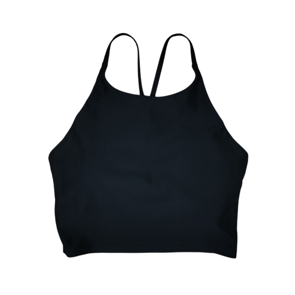 Old Navy Active Black Padded Activewear tank top Cropped - Picture 1 of 4